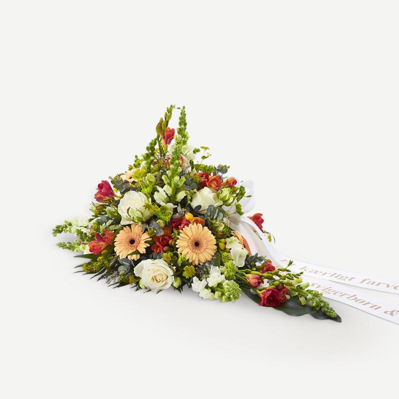 båredekoration - Blomsterværkstedet TINE P. - Din blomsterbutik i Ringe - Send blomster online